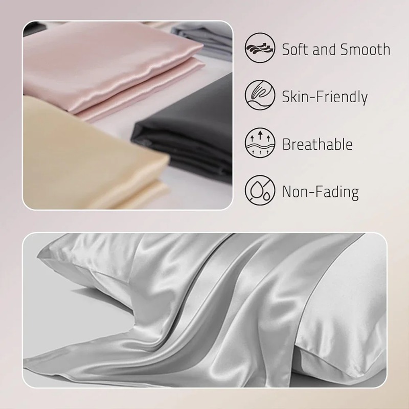 100% Mulberry Silk Pillowcase  - огляд і ціна Luxury Skincare Gifts