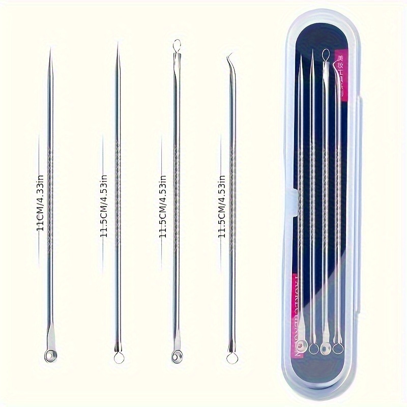 Blackhead Acne Needle Set 4-Pa - огляд і ціна Luxury Skincare Acne