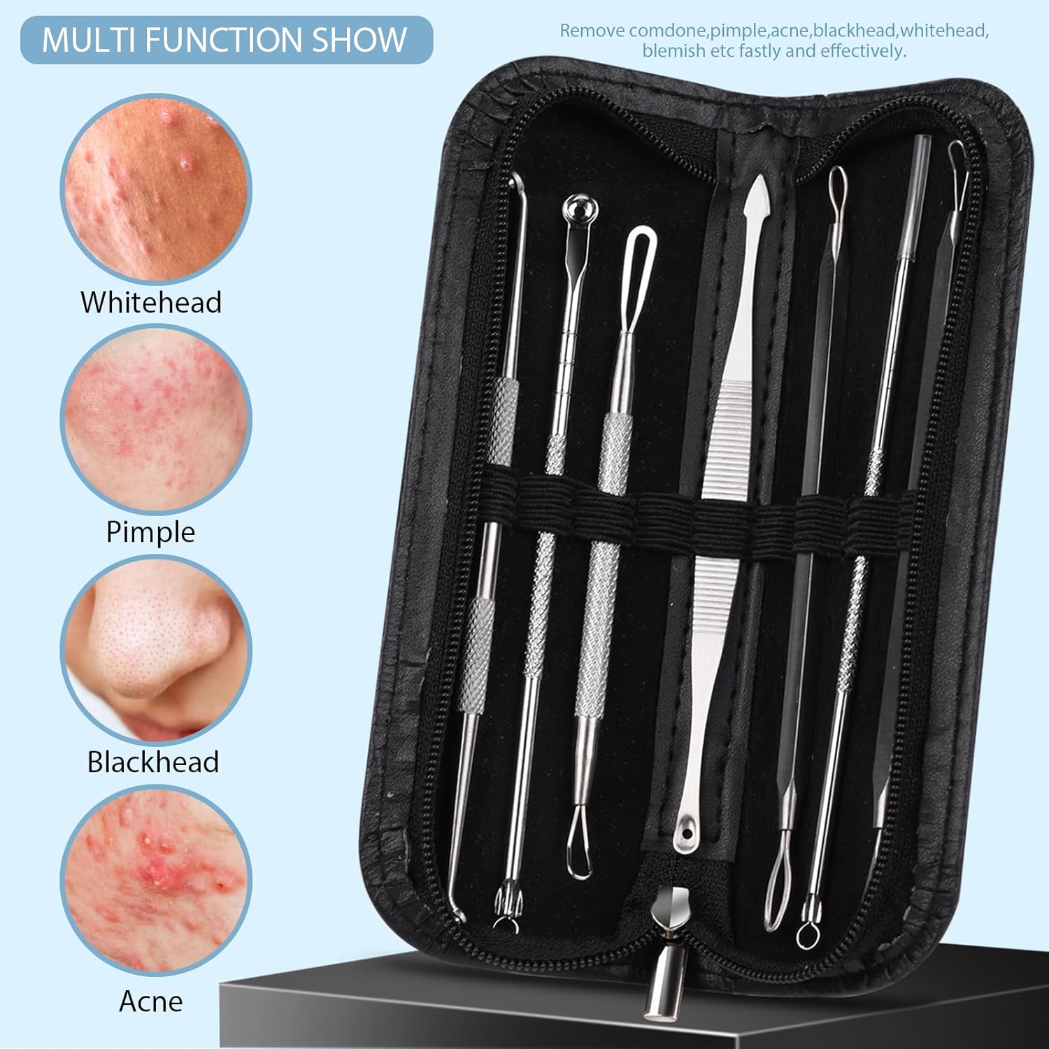7pcs Blackhead Remover Kit Sta - огляд і ціна Luxury Skincare Acne