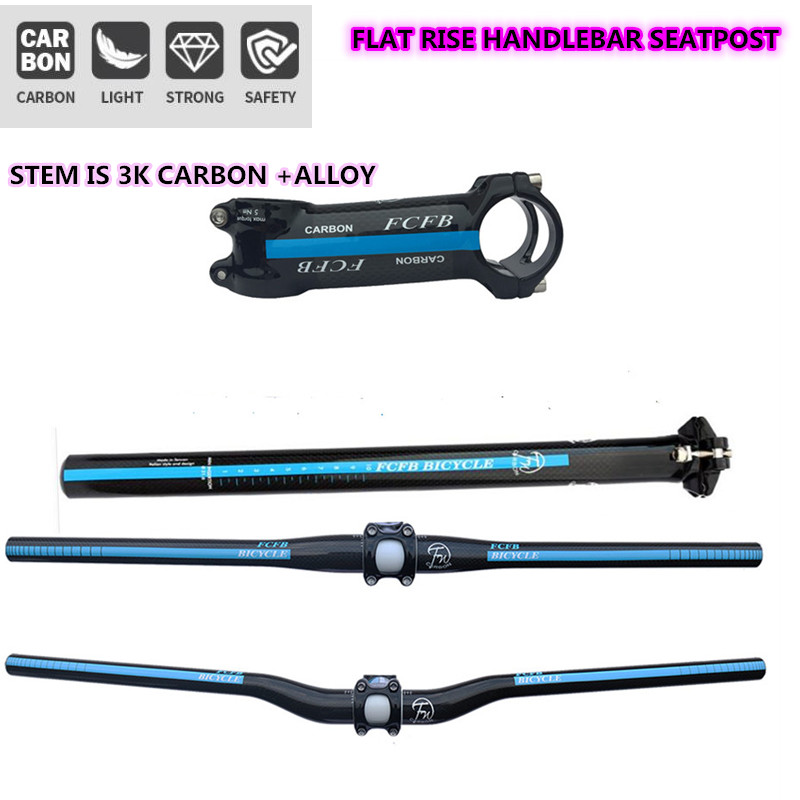 carbon handlebar cycling blue  - огляд і ціна Edelweiss Stem Cell