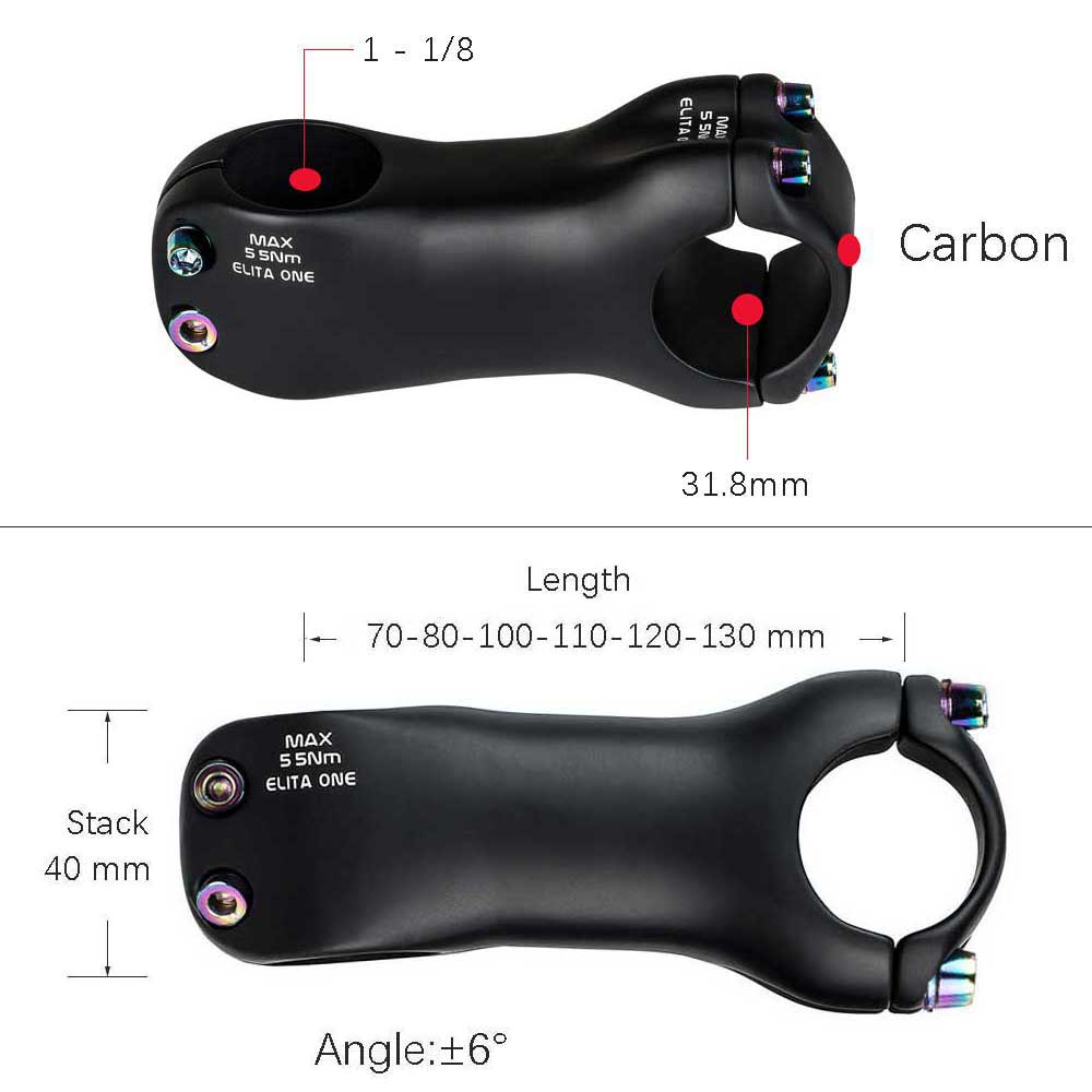Elitaone Carbon Bicycle Stem 6 - огляд і ціна Edelweiss Stem Cell