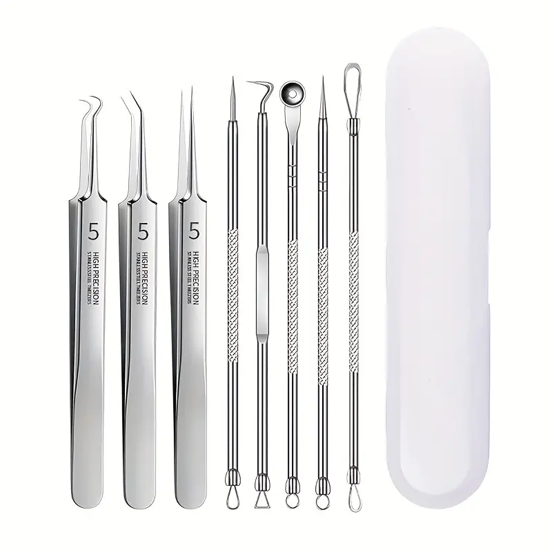 3-8Pcs Acne Needle Tool Set Pi - огляд і ціна Luxury Skincare Acne