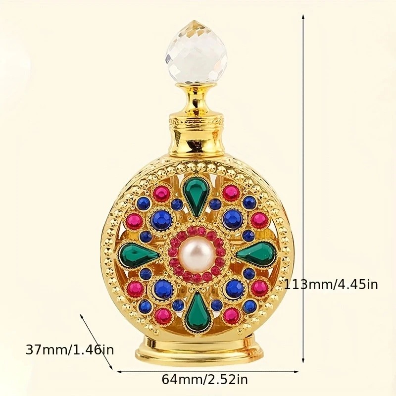 12ML Perfume Bottle Metal Empt - огляд і ціна Luxury Skincare Oil